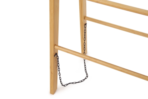 FC Bamboo Folding Laundry Ladder