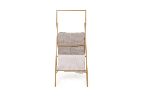 FC Bamboo Folding Laundry Ladder