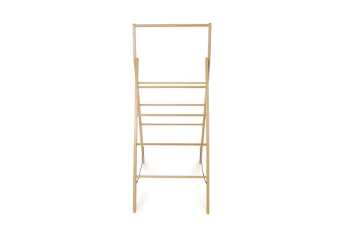 FC Bamboo Folding Laundry Ladder