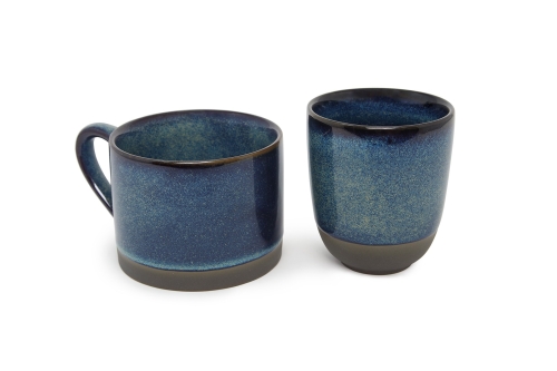 FC Dapple Glaze Tea Cup And Beaker