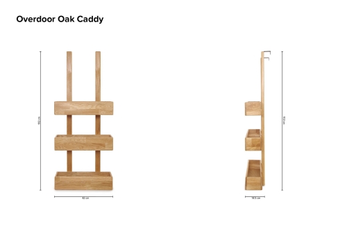 Overdoor Oak Caddy