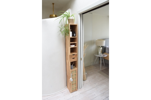 FC Oak Tall Igusa Cabinet Clay LF