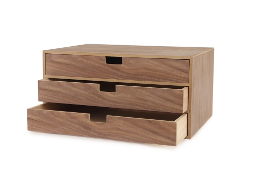 FC Deep Drawer Unit Walnut