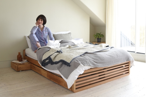 FC Oak Loop Storage Bed Clay LF