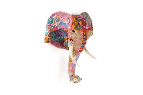 Papier Mache Elephant Head (Large)