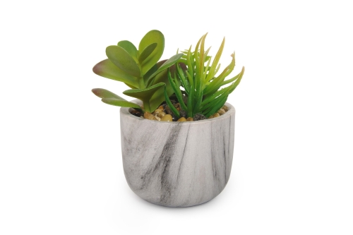 FC Marble Garden Green Faux Plant