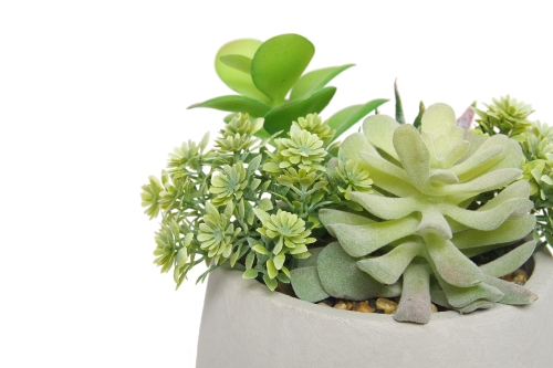 FC Panamint Succulent Garden Green Faux Plant