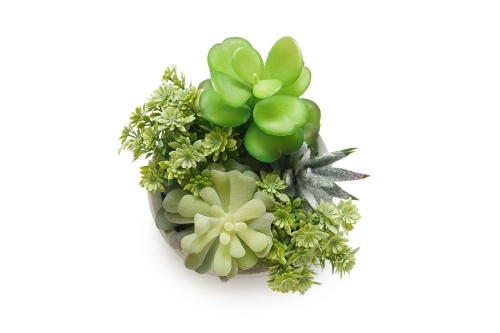 FC Panamint Succulent Garden Green Faux Plant