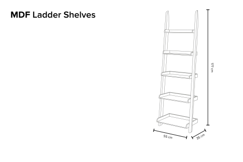 Ladder Shelves