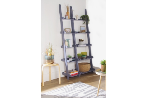 MDF Leaning Ladder Dark Grey