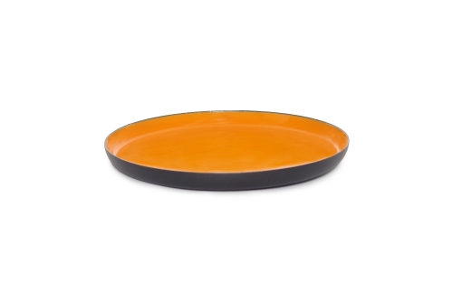 FC Round Enamel Coaster Mandarin