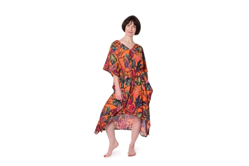 FC Tropical Cotton Kaftan Mandarin Osj B