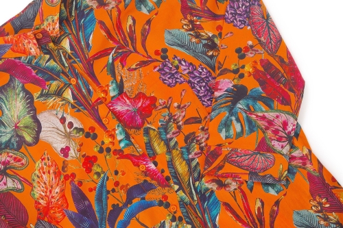 FC Tropical Long Sleep Shirt Mandarin