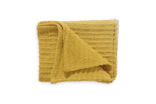 Ribbed Ombre Throw (Sauterne)