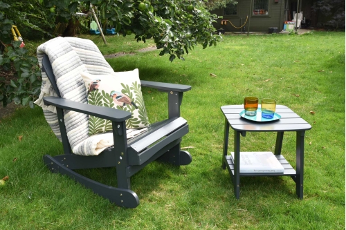 FC Adirondack Table Chairs Grey Leytonstone LS