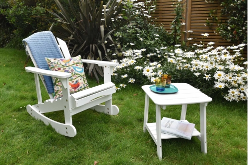 FC Adirondack Table Chairs White Leytonstone LS